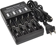 Battery Charger K135 K-135 AC Dual Channel Universal for 3.7V Li-ion Rechargeable 18650 18500 18350 