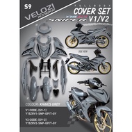 COVERSET Y15 V1 V2 ORIGINAL VELOZI SNIPER GREY KHAKI GREY NARDO GREY STRIPE TANAM