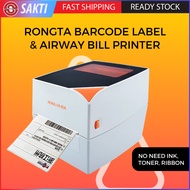 Rongta Barcode Label Airway Bill Printer RP411 USB & BLUETOOTH Thermal Printer Shipping Label Printe