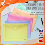 SSD A4 Clear Paper File Folder 6 colors (Stationery School Office Case PP) Office Student Organizer 
