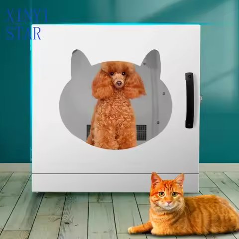 Smart Pet Drying Box Household Pet Hair Dryer Box Small Dryer for Cats Hair Dryer for Dogs Steriliza
