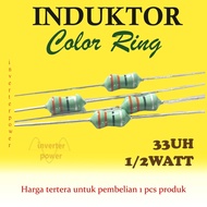 Color Inductor 1/ 2 watt 33uh Inductor color ring 33uh