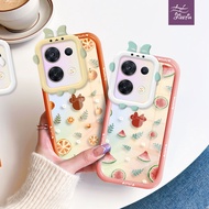 Mickey Head With Watermelon And Orange ph case Odd Shape for for OPPO Reno 8/Z/LIFE 7Z/LIFE 6LIFE 5/F 4F/LIFE F11 F17 Pro F19/S F21 Pro 4G/5G soft case Cute Girl Cute Mobile Phone Plastic