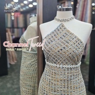 MOTIFS - (PRICE 0.5 M) CHANNEL TWEED - TWEED FABRIC