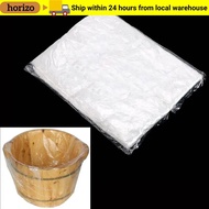HORIZO 90PCS Bath Basin Bags, 55*65cm Thicken Disposable Foot Tub Liners,  Foot  SPA Plastic Foot Ca