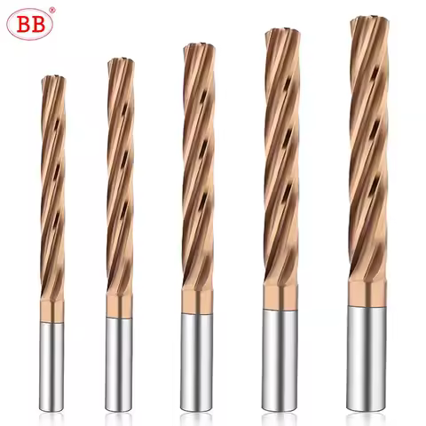 BB Machine Reamer Spiral Flute 1.0-9.5mm Solid Carbide Metal Cutter CNC for Metal Steel Tolerance H7