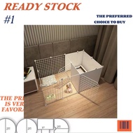 Foldable Pet Cage Pet house Collapsible Stainless Cage With Poop Tray For Pet Rabbit Cat Dog