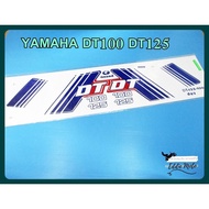 BODY STICKER "BLUE" & "WHITE" SET Fit For YAMAHA DT100 DT125 //