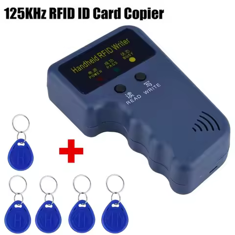 Handheld TK4100 RFID ID Card Copier EM4305 T5577 Rewritable Key Reader Writer Duplicator 125KHz+5PCS