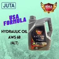 EOILS HYDRAULIC OIL AWS 68 (4 LITRE) HIGH PERFORMANCE PREMIUM MOTOR OIL (USA FORMULA)