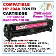 Magenta Compatible 304A CC533A CC 533A 533A Toner Cartridge for CP2020 CP2024 CP2025 CP2025n CP2025d
