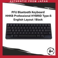 PFU Bluetooth Keyboard HHKB Professional HYBRID Type-S English Layout / Black 【Direct from Japan】