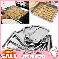 [LISI]  Stainless Steel Rectangular Grill Fish Baking Tray Plate Pan Kitchen