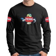 Penn Fishing Tackle Fish Gear Bait Rods Reel Lure Unisex Long Sleeve T Shirt T-Shirt Baju PEN-LS-000