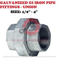 1/2" - 2" GI UNION / GALVANISED IRON UNION PIPE/ GI FITTING