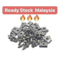 [ 1 Set ] M4 M5 SPRING CLIP + SCREW (ST) // M4 M5 BODY SCREW SKRU CLIP COVER SET COVERSET SCREW LC S