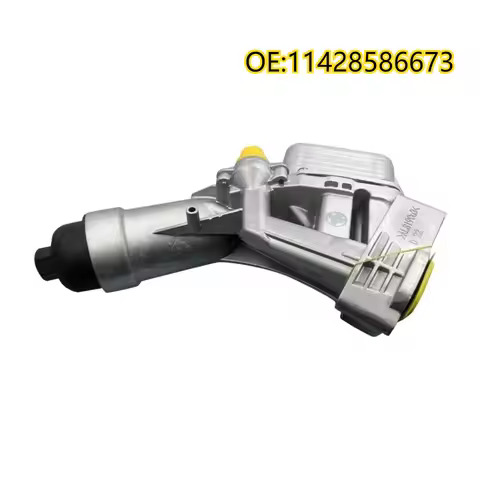 High quality New For 11428586673 Aluminum Oil Cooler Filter Housing for 230i 330i 430i 530i 530e X3 
