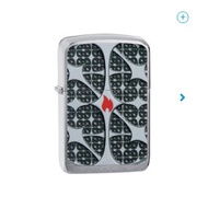 ZIPPO chrome brushed col.1941 "Silver Texture Flame" 60005041 (258902)