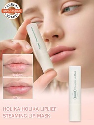 HOLIKA HOLIKA Liplief蒸汽唇膜0.11盎司 - 淡化唇紋，保濕和預防唇部干燥和裂紋唇部磨砂去角質