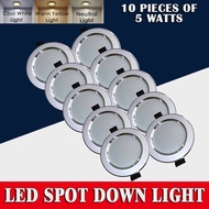 5 Years Warrenty LED Downlight Ceiling Pin Light 220V White Silver 5watts Of 3pcs Up To 10pcs