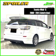 💥Ready Stock💥Toyota Wish 09 Above Admiration Top&Centre Spoiler ( WITHOUT PAINT )