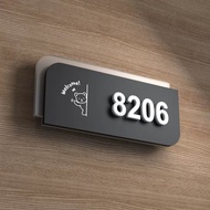 3D House Number Plate / Nombor Rumah / No Plat Rumah Alamat Modern /  Double Layer Sign Signage No R