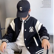Korean style autumn and winter sports boys baseballJacket 7 8 9 years old 10 years old 11 years old 