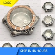 PKJ  40mm Black PVD Case NH35A  SUB Black Fit ETA2836 NH35/36 Mingzhu DG2813/5833 Miyota 8215/8205 B