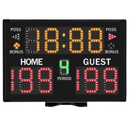 Electronic Basketball Scoreboard Portable Digital Scoreboard With Remote for Multisports Indoor Outd