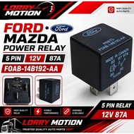 5pin 12v 87a power relay mazda ford FOAB-14B192-AA