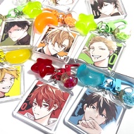 BL yaoi Given charm moon star anime manga keychain