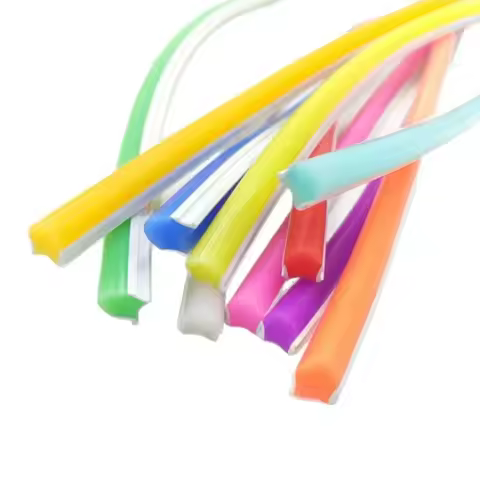 120LEDs/M DC12V SMD2835 Silicone Neon Strip 6mm/8mm IP67 Waterproof Flexible Bendable LED Light For 