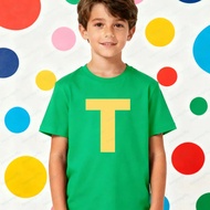 Alvin and The Chipmunks Classic Letter Printed Child Tshirt Boys and Girls Casual Daily Life Cotton 