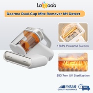 DEERMA M1 Smart Dust Mite Vacuum Cleaner LED Mite Index Display UV-C + Ultrasonic 16000Pa Powerful