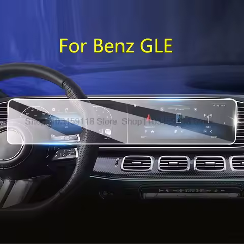 Tempered Glass Screen Protector For Mercedes Benz GLE 350 2020-2023 GLE 450 580 2024 Display Navigat
