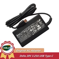 Genuine Delta AC Adapter ADP-65KE B Type-C 65W 20V 3.25A Charger For MSI Summit E13 Flip Evo A11MT-2