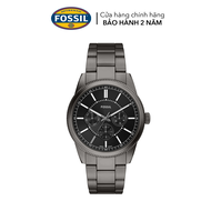 Đồng hồ nam Fossil Pearson Multifunction mặt đen 42 MM dây thép không gỉ FS6136