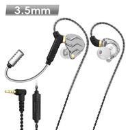 In Ear Monitor for Gaming Wired Detachable Mic 11mm Driver Ear Hook Stereo Sound for PC Mobile Andro