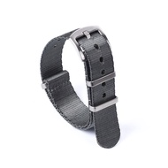 Premium Quality Herringbone 20mm 22mm Seatbelt Nylon Nato Watch Strap Band For James Bond Military S