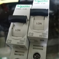 MCB IC60H 1P 2A 10KA SCHNEIDER A9F84102