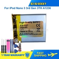 For iPod Nano 3 3G 3rd 3Gen 3TH MP3 A1236 Nano3 616-0337 Battery