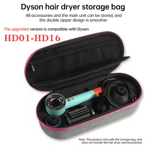 Hair Dryer Storage Bag For Dyson HD01/02/03/04/08/12 Dustproof Anti-scratch Supersonic Hair Dryer Ca