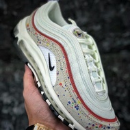 Company Grade Max 97 PRM Beige Colorful Inkjet Bullet Air Cushion Running Shoes 312834-102