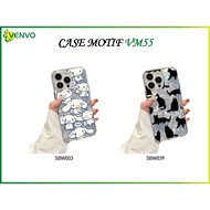 VENVO - VM55 Case Motif Image Oppo A3S A3X A5i A3 NFC A5 A9 2020 A52 A92 A53 A33 A54 4G A55 4G A57 4