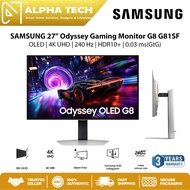 SAMSUNG 27" Odyssey Gaming Monitor G8 G81SF LS27FG812SEXXS - OLED | 4K UHD | 240 Hz | HDR10+ | 0.03 