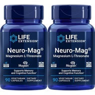 Life Extension Neuro-mag Magnesium L-threonate, 90 Count (Pack of 2)