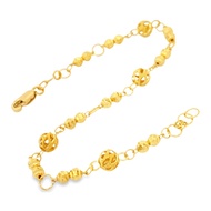 Top Cash Jewellery 916 Gold Charm Bracelet