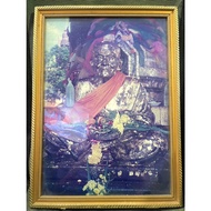 Picture Frame Of Luang Pu Thuat Size 29 * 40 cm.