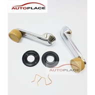 Hand Crank Mirror With Saucer Toyota KE20-30 Left And Right 1 Pair Flesh Color
