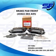 💯HONDA SV4,SM4,S84,S7A,SNA,SDA REAR BRAKE PAD (43022-SV4-A00)